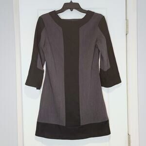 Abaete Contrasting Panel Mini Dress